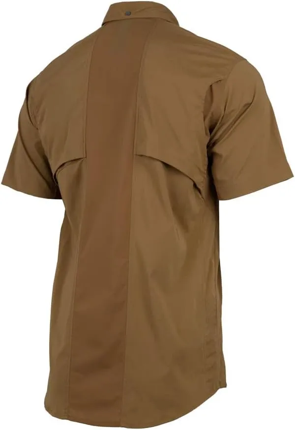 Beretta Men's TKAD Flex Breathable Lightweight Button-Down Outdoor Casual Active Tactical Short Sleeve T-Shirt