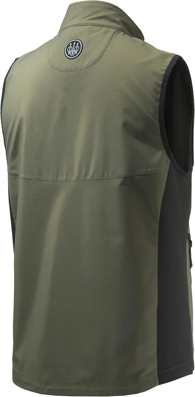 Beretta Men's Turkey Hunting Outdoor Range Shooting Lightweight Breathable Watertight Windshell Vest