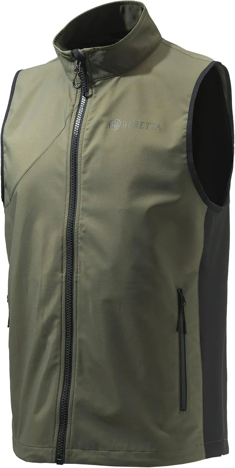 Beretta Men's Turkey Hunting Outdoor Range Shooting Lightweight Breathable Watertight Windshell Vest