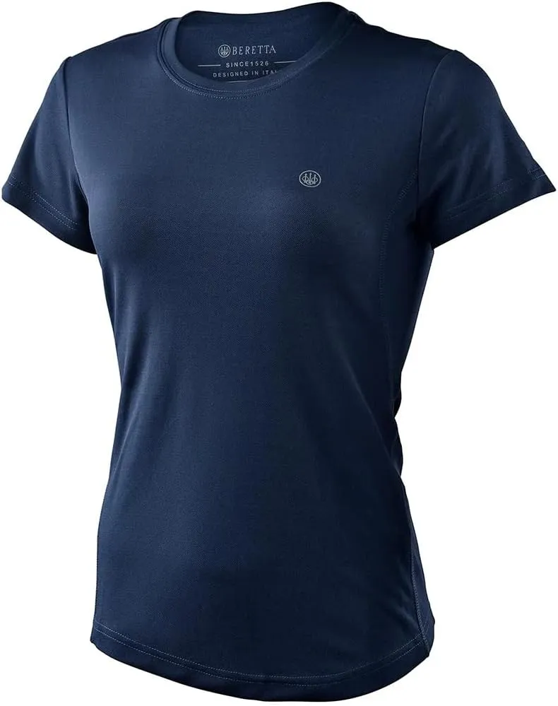 Beretta Women's Ciel Tech UPF 50 Breathable Lightweight Quick-Drying Active Shooting Casual Outdoor Short-Sleeve T-Shirt