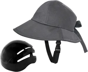 Bicycle Helmet Hat Shaped Helmet Safety 58-60cm Sun Hat Bike Helmet Hat Type Helmet for Women's Unisex School Cycling Riding