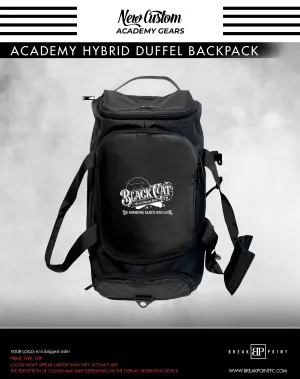Black Cat Mixed Martial Arts and Self Defense Academy Hybrid Duffel Backpack #899