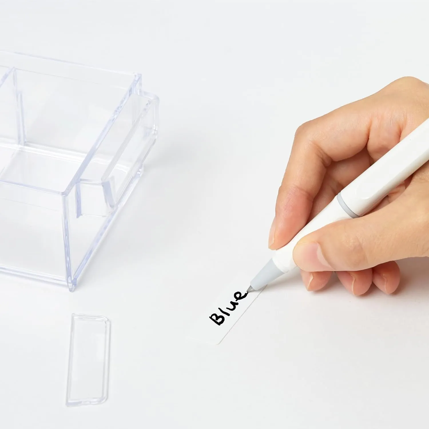 BLUE GINKGO Medium 16-Drawer Cabinet – Stackable Clear Organizer for Hardware, Beads, Plastic Bricks, Office, and Craft Storage (Made in Korea, Yellow)