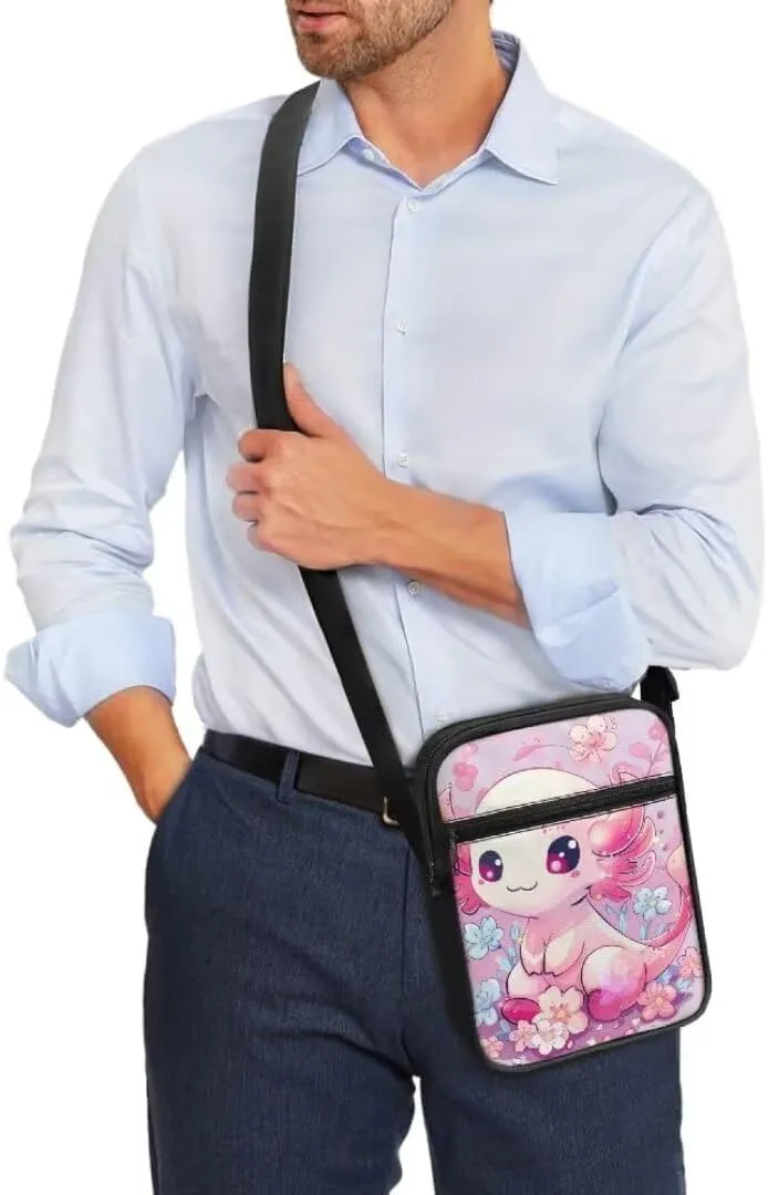 Boatee Small Messenger Bag for Men Galaxy Crossbody Purse with Pockets