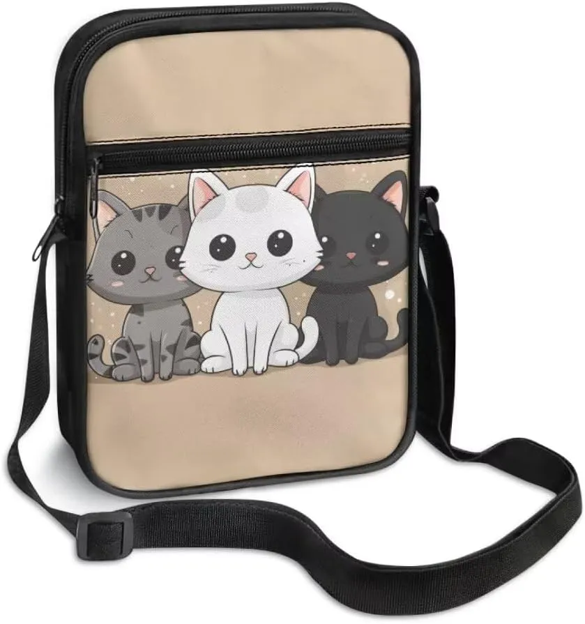 Boatee Small Messenger Bag for Men Galaxy Crossbody Purse with Pockets