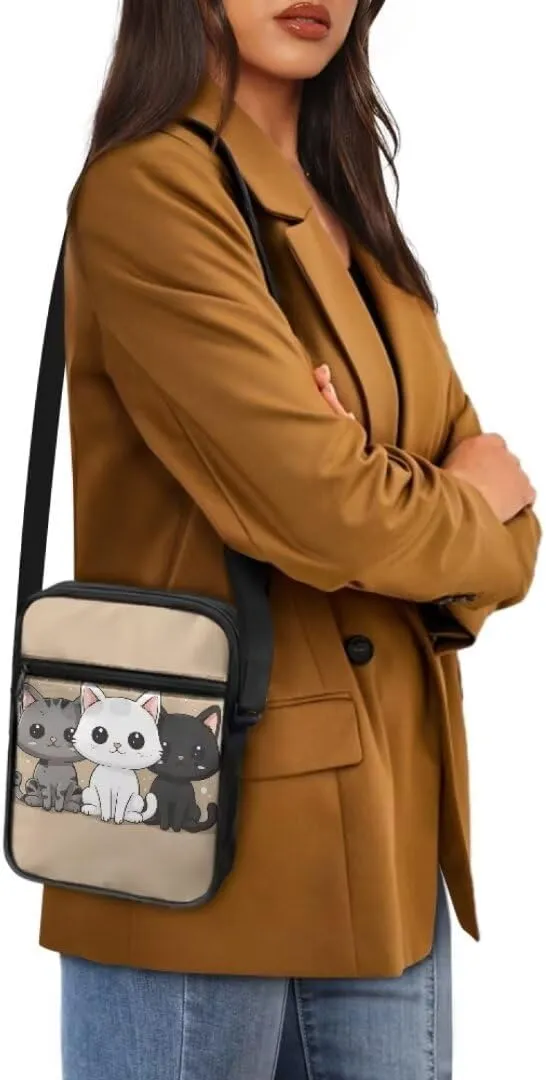 Boatee Small Messenger Bag for Men Galaxy Crossbody Purse with Pockets