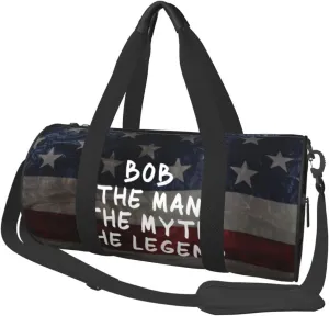 Bob The Man The Myth The Legend Duffel Bag Gym Bag Travel Sports Tote Large Foldable Beach Swim Yoga2