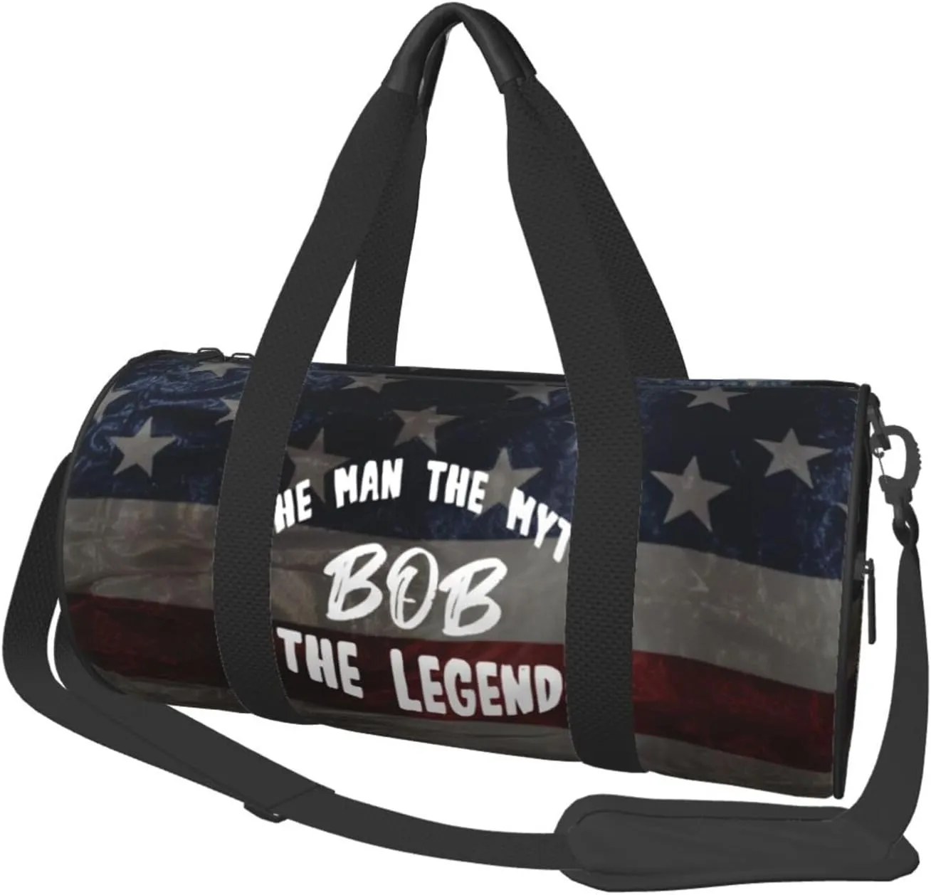 Bob The Man The Myth The Legend Duffel Bag Gym Bag Travel Sports Tote Large Foldable Beach Swim Yoga4