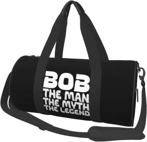 Bob The Man The Myth The Legend Duffel Bag Gym Bag Travel Sports Tote Large Foldable Beach Swim Yoga6