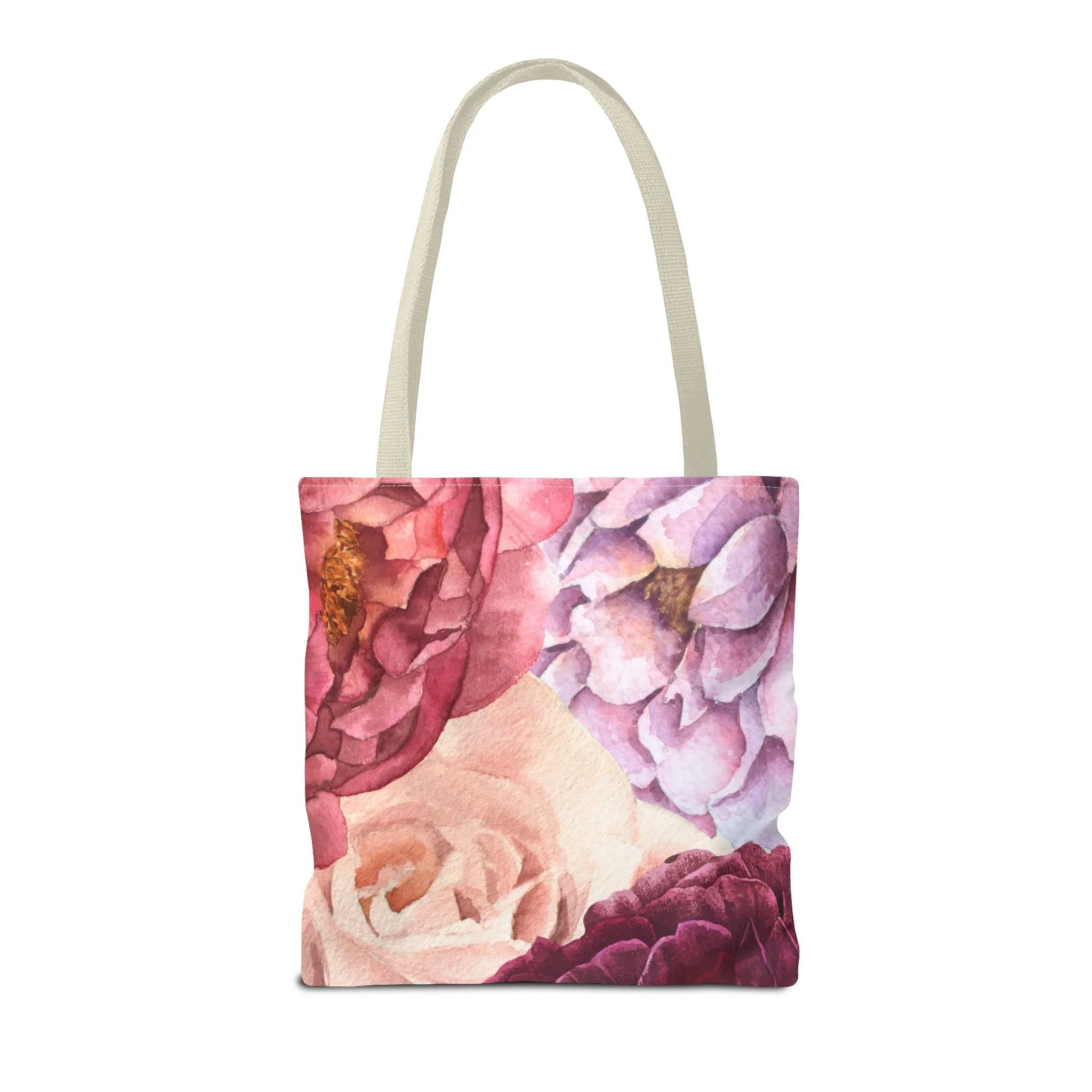 Bold Floral Mamá Tote Bag with Custom Name