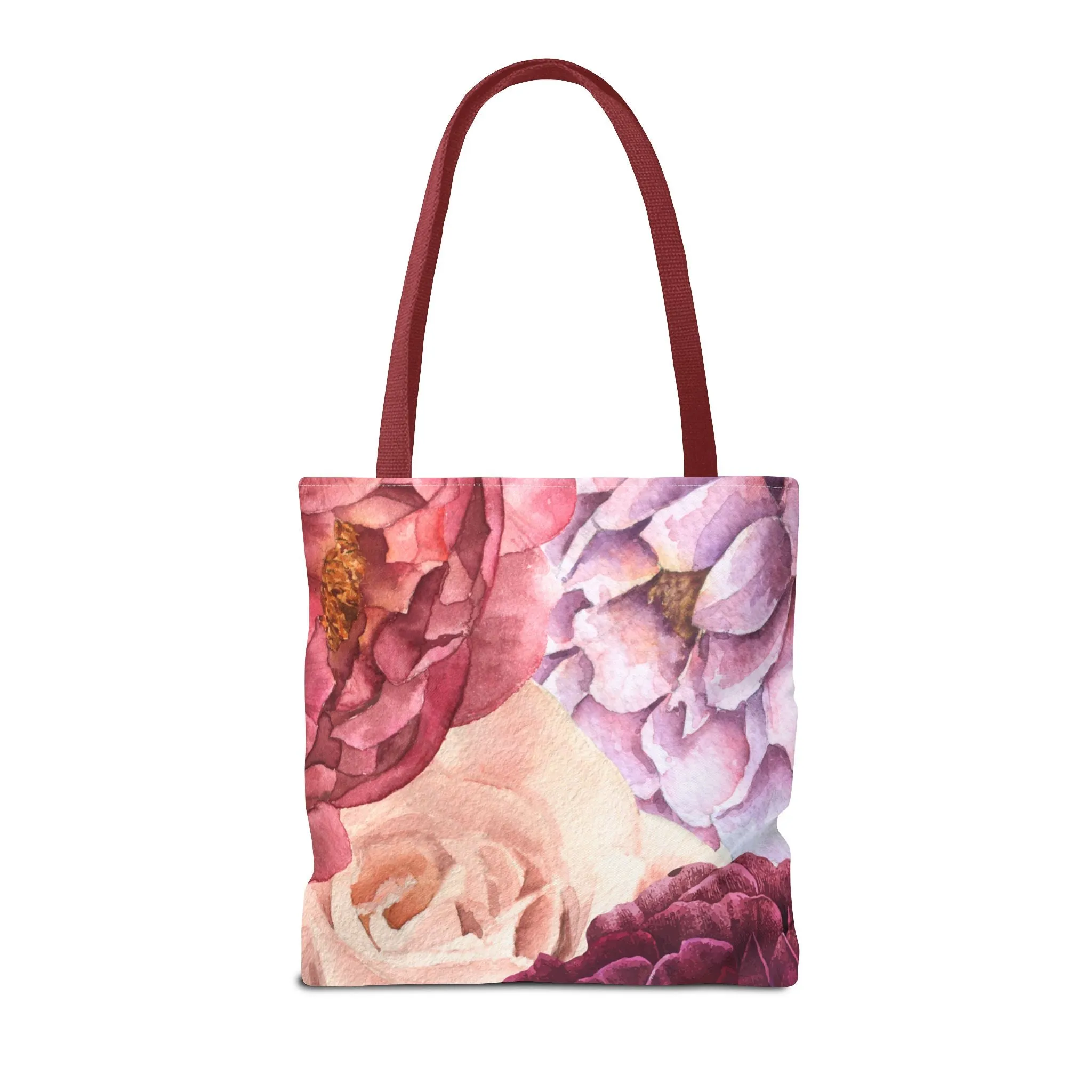 Bold Floral Mamá Tote Bag with Custom Name