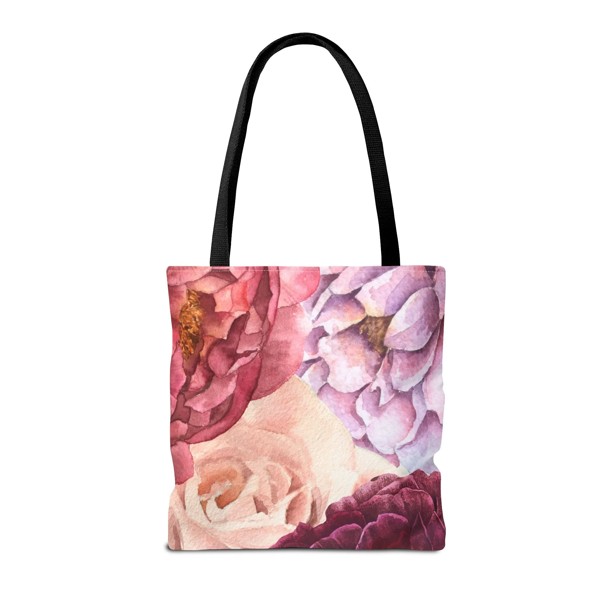 Bold Floral Mamá Tote Bag with Custom Name
