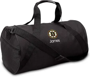 Boston Bruins Personalized Youth Duffel Bag (Black)