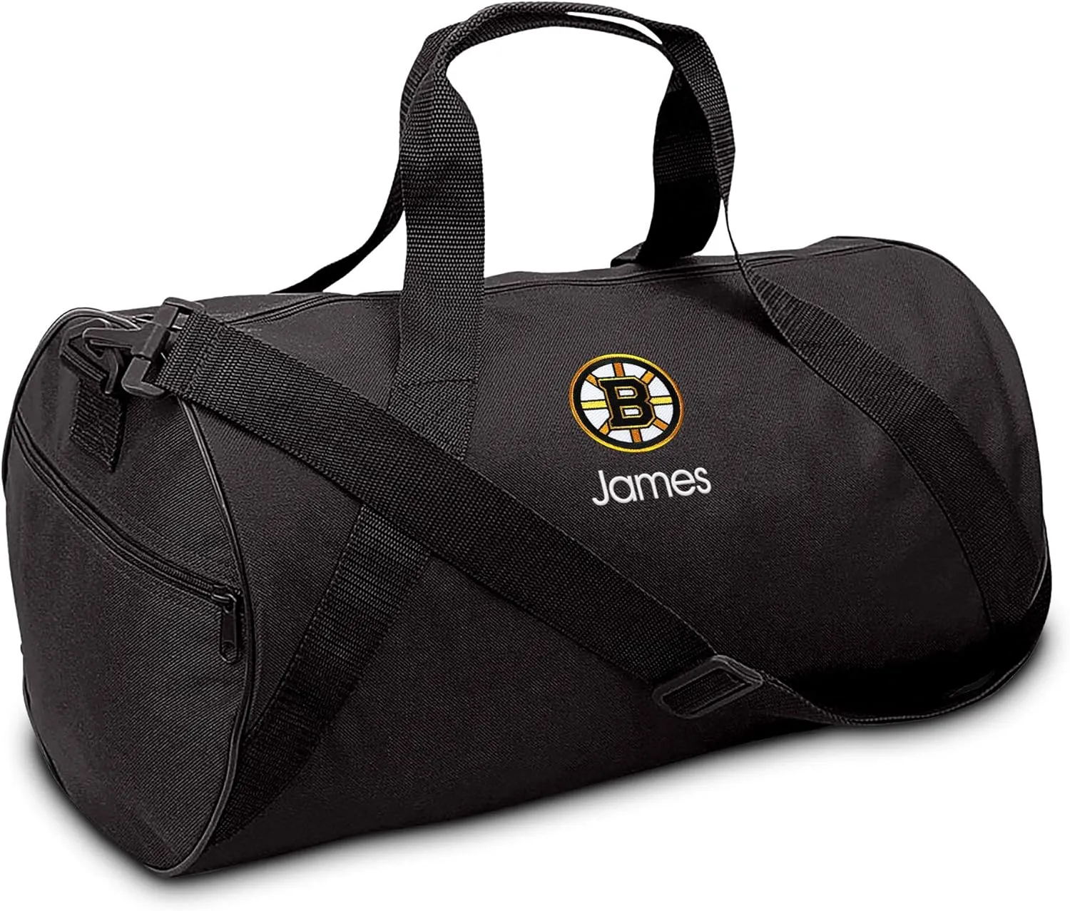 Boston Bruins Personalized Youth Duffel Bag (Black)