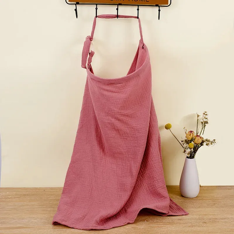 Breathable Cotton Baby Nursing Cover