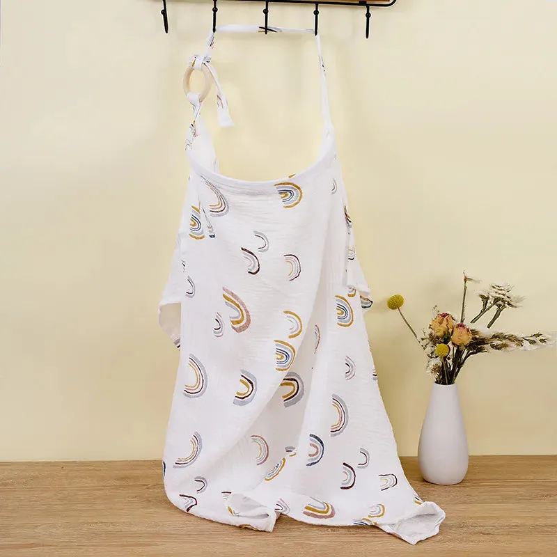 Breathable Cotton Baby Nursing Cover