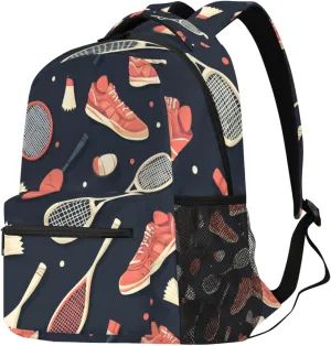 Budxapjw Sports Equipment Travel Laptop Backpack for Women Men Cartoon Pattern Waterproof Bag with Adjustable Padded Shoulder Straps for Business Work Travel Hiking Camping