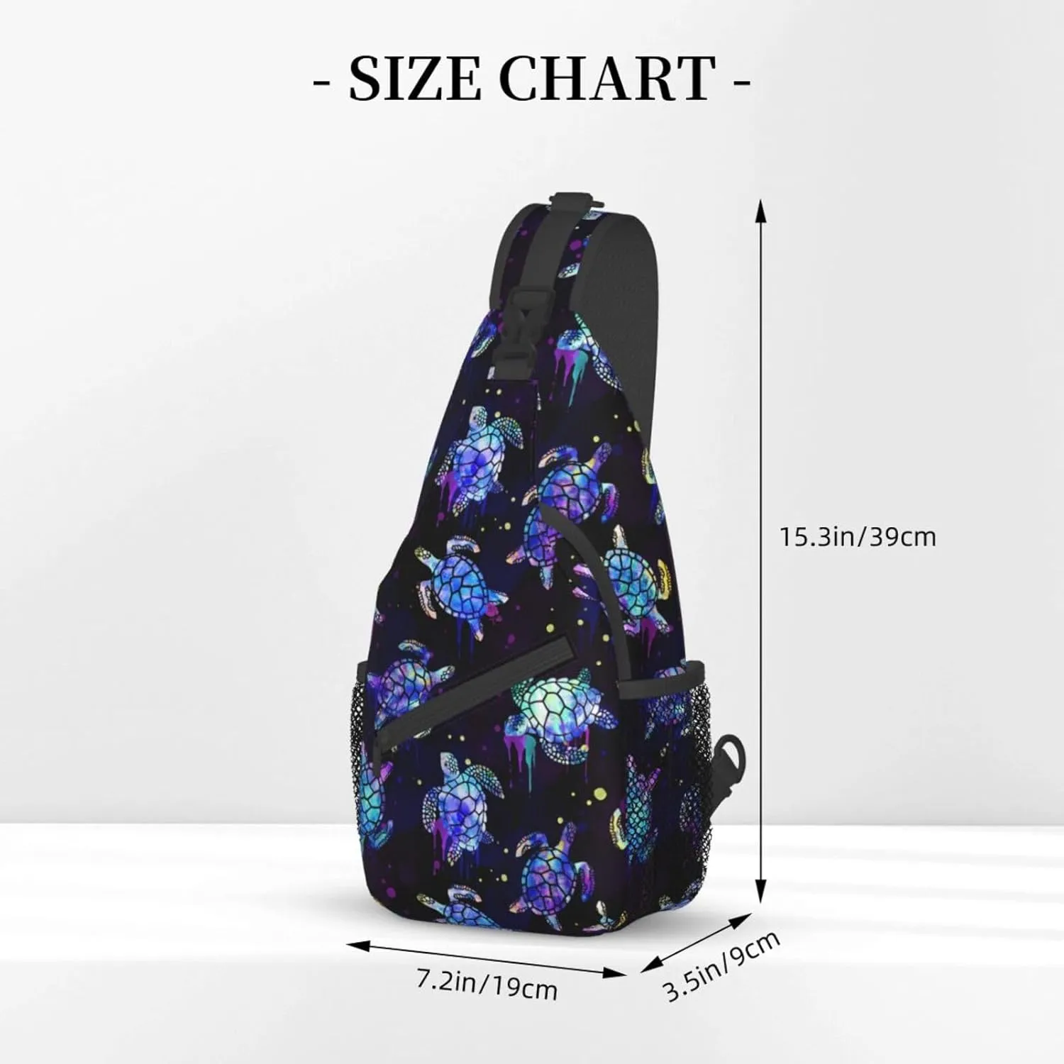Butterflies Sling Bag Crossbody Sling Backpack for Women Men Travel Hiking Daypack Chest Shoulder Bag