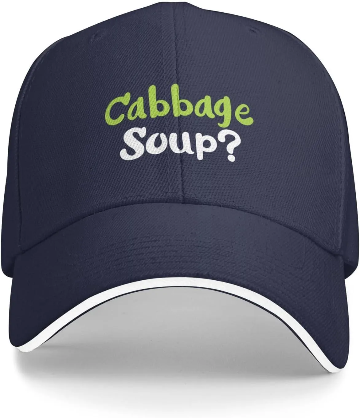 Cabbage Soup Baseball Cap for Men Women Outdoor Adjustable Dad Hat