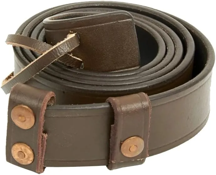 CALYX British WWI & WWII SMLE Enfield Rifle Leather Sling Martini-Henry Leather Rifle Sling