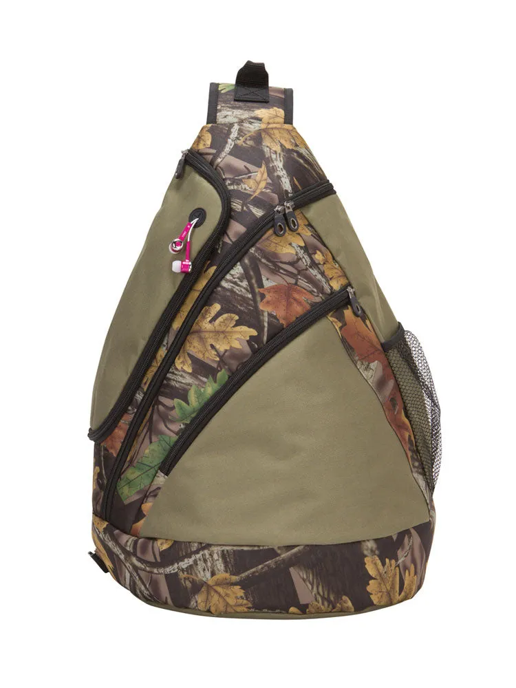 CAMO SLING TABLET BACKPACK