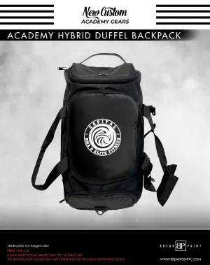 Capital MMA Burke Academy Hybrid Duffel Backpack #473 A