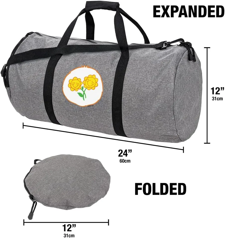 Care Bears Friend Bear Belly Lightweight Duffel Bag for Sports and Gym Packable for Travel