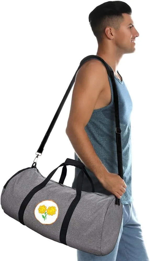 Care Bears Friend Bear Belly Lightweight Duffel Bag for Sports and Gym Packable for Travel