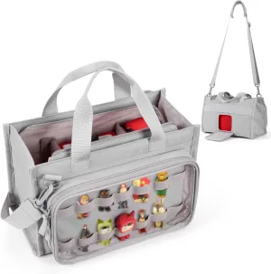 Carrying Case for Toniebox Starter Set, Travel Storage Bag for Tonies Figures, Headphone & Charging Station (Gray)