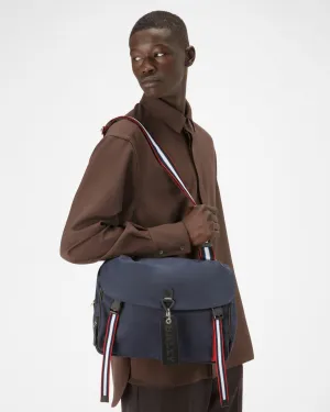Catch Nylon Messenger Bag In Navy