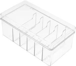 Charger Cord Organizer Box Storage Box Dividers for Cord Management Cable Storage