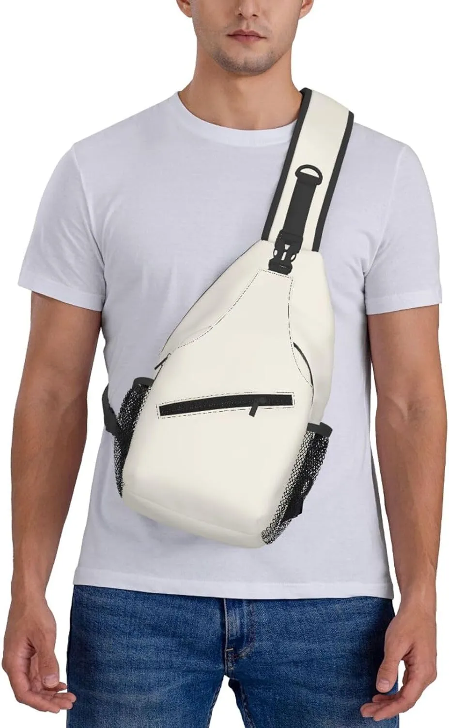 Chest Bag Fashion Casual Sports Daypack Travel Hiking Sling Bag for Women Men