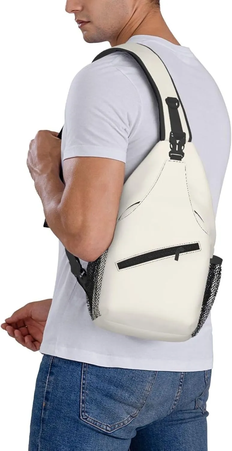 Chest Bag Fashion Casual Sports Daypack Travel Hiking Sling Bag for Women Men