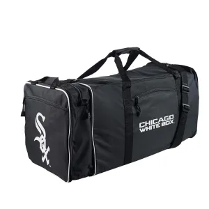 Chicago White Sox Mlb Steal Duffel Bag (black-black)