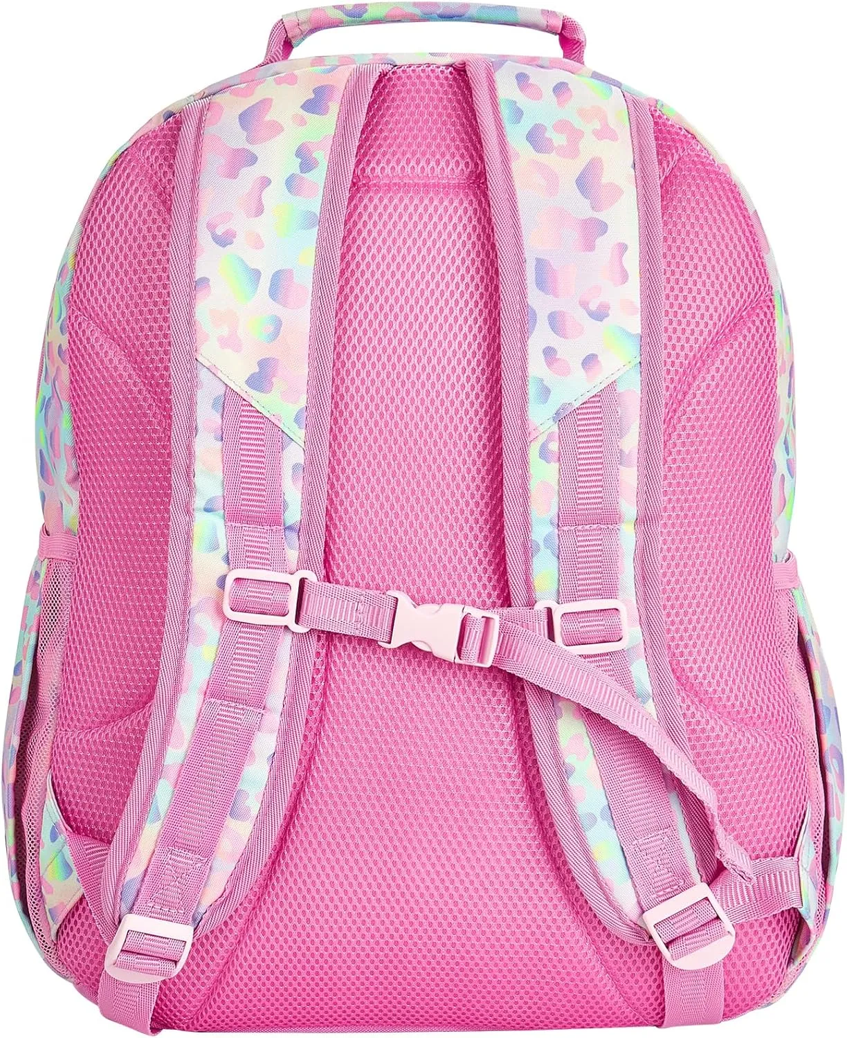 Choco Mocha Cheetah Backpack for Girls, Kids School Backpacks Girls Backpacks Ages 6-8, Kindergarten Bookbag Girl Elementary School Bag 17 Inch, Pink Purple