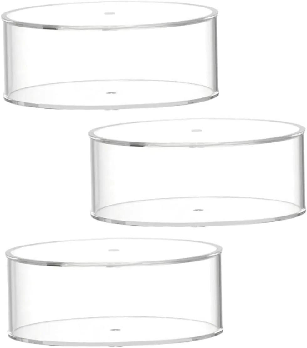 Ciieeo Transparent Multi-Layer Belt Organizer for Jewelry Storage Stackable Watch Container Display Box for Watches Jewelry and Accessories Showcase