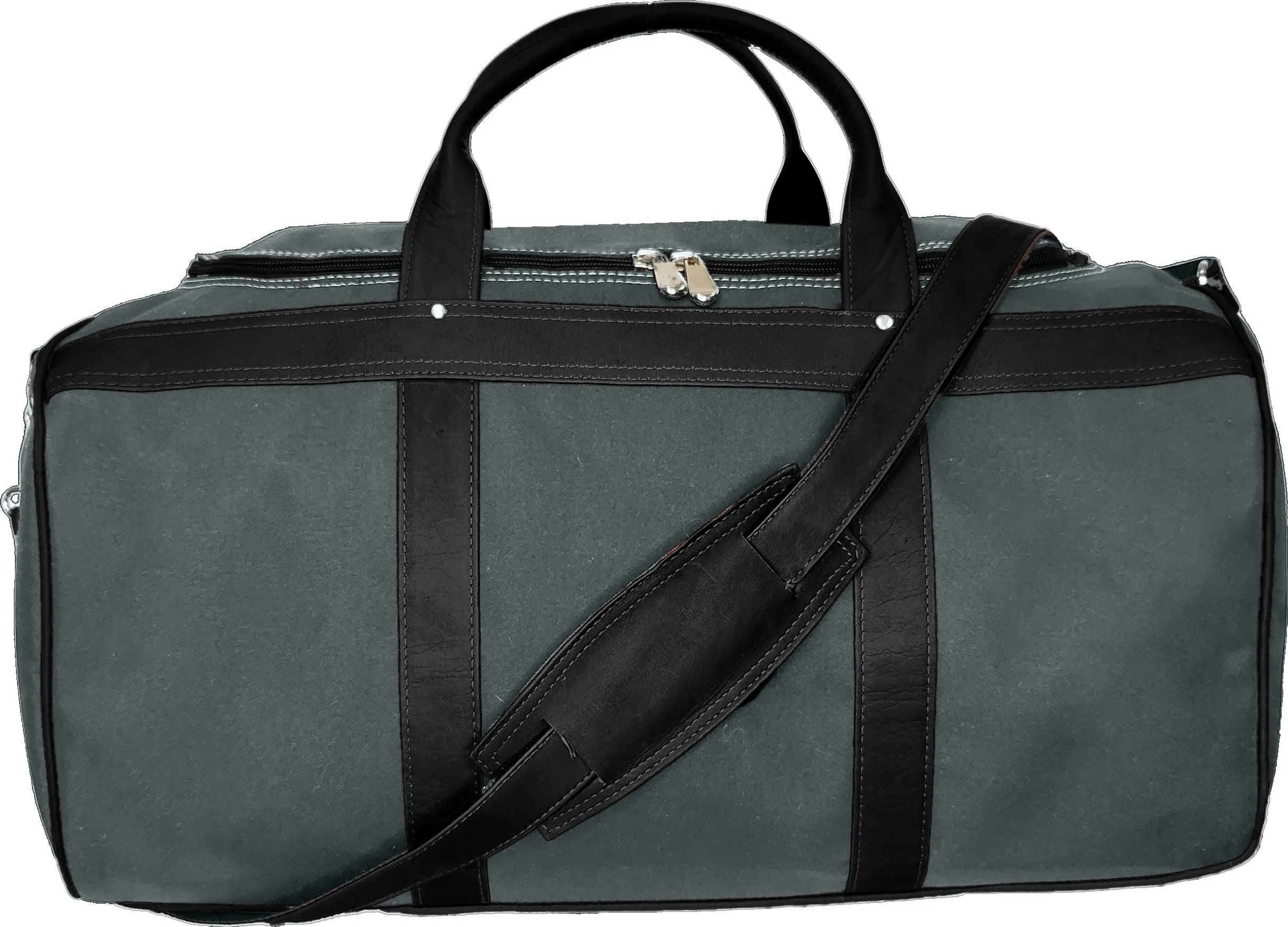 Classic Duffel Bag, Canvas with Colombian Leather Trim