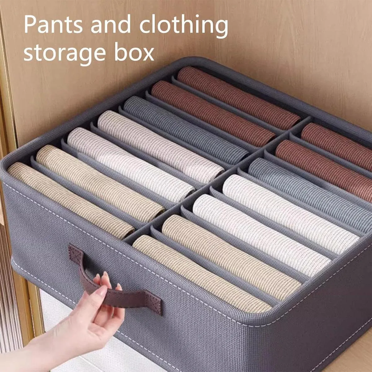 Closet Organizers Storage Bins Portable Washable Organizer for Clothing Socks