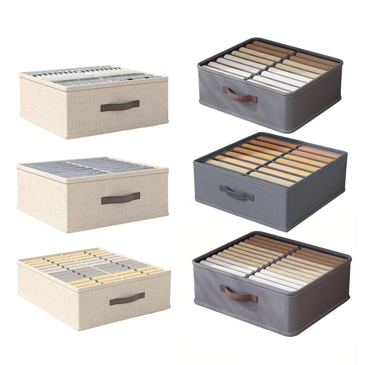 Closet Organizers Storage Bins Portable Washable Organizer for Clothing Socks