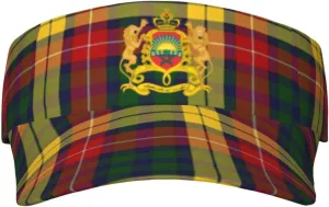Coat of Arms of Morocco Adult Sun Visor Cap - UV Protection, Breathable, Adjustable, Sports & Outdoor Hat Black