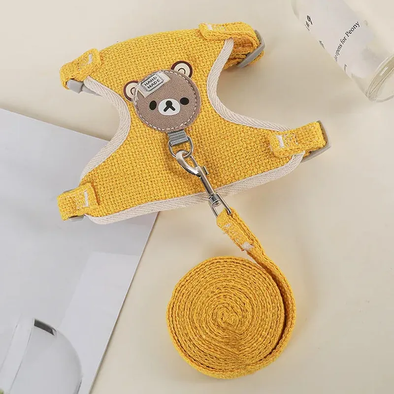 Collars, Leashes, and Harnesses - Newest Cute Rabbit Harness and Leash Set - Bunny Pet Accessories