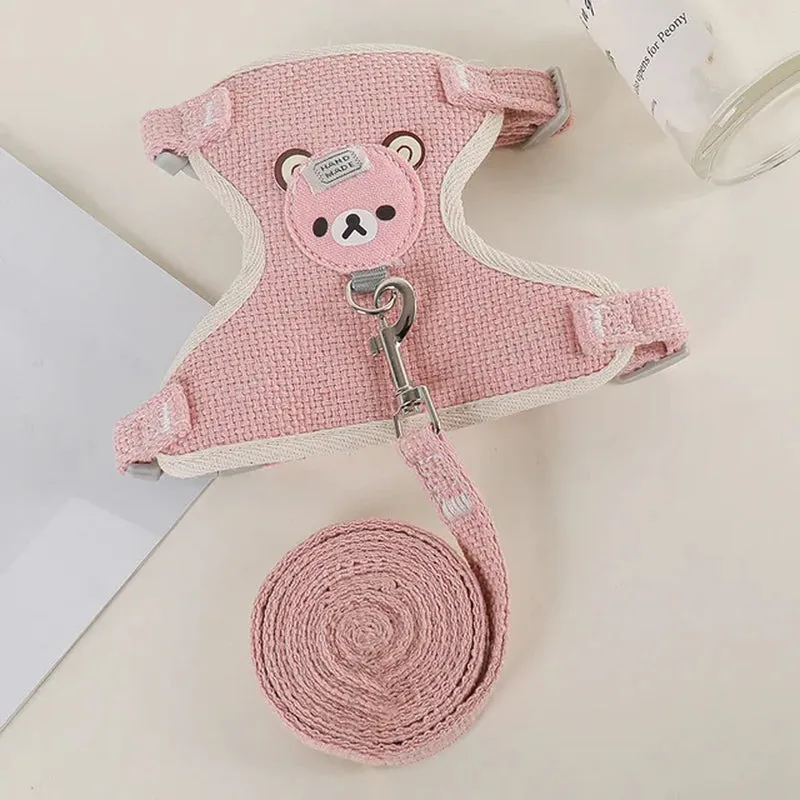 Collars, Leashes, and Harnesses - Newest Cute Rabbit Harness and Leash Set - Bunny Pet Accessories