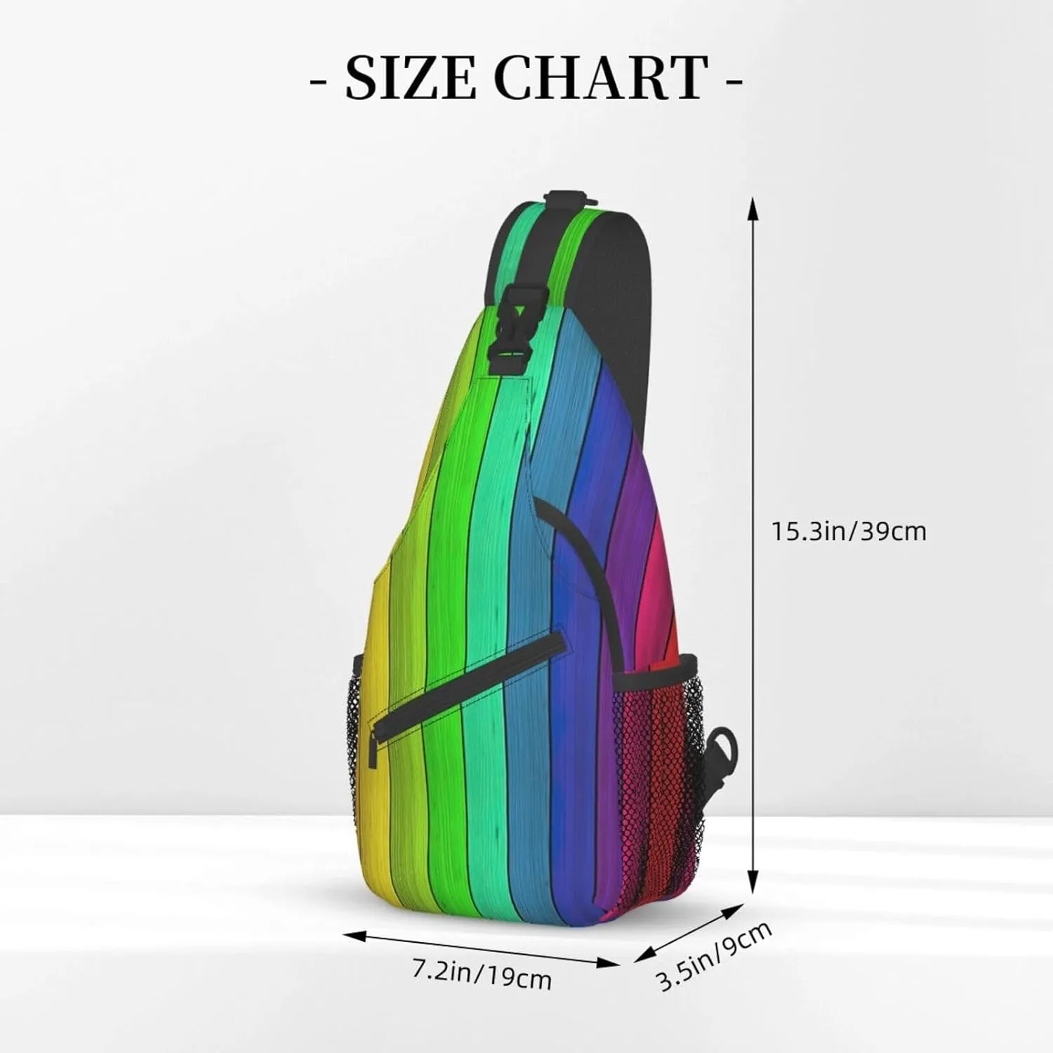 Color Octopus Crossbody Bag Chest Shoulder Bag Small Casual Backpack Suitable For Women Men Hiking