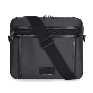 Compact Polyester Sling Bag with Adjustable Strap | 1 Compartment | Charcoal Black