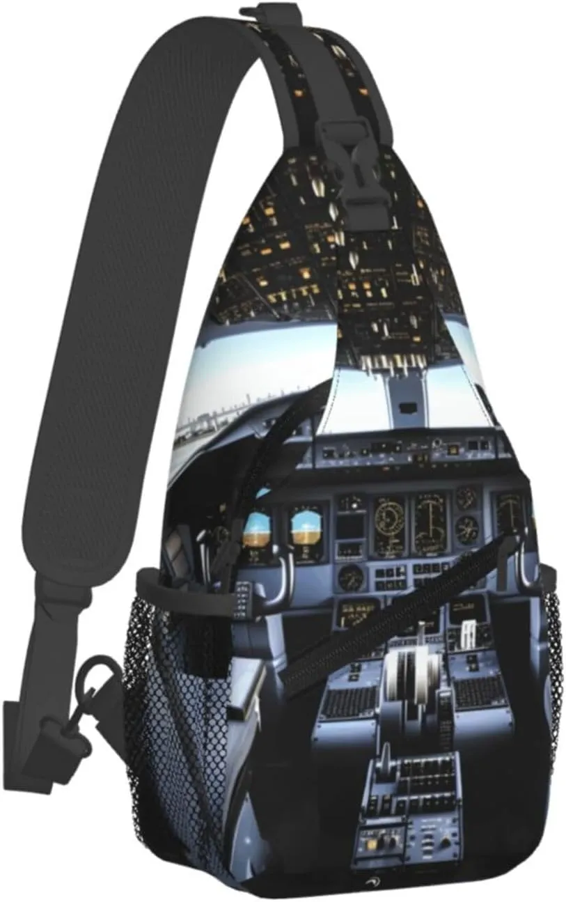 Cross Chest Bag Diagonally Sling Backpack Crossbody Shoulder Bag Beautiful Butterfly Sling Bag Travel Hiking Daypack