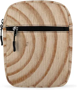 Cross Section of Tree Mini Messenger Bag Small Satchel Trunk Stump Crossbody Bag Cross Body Shoulder Bag With Adjustable Straps