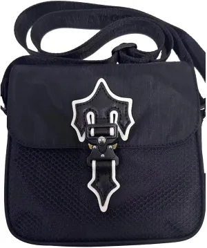 Crossbody Bag, Fashion Shoulder Bag Sling Backpack Sling Bag cruise Hiking Chest Bag Daypack for Office, job&Small suitable for Outdoor activities (Black)