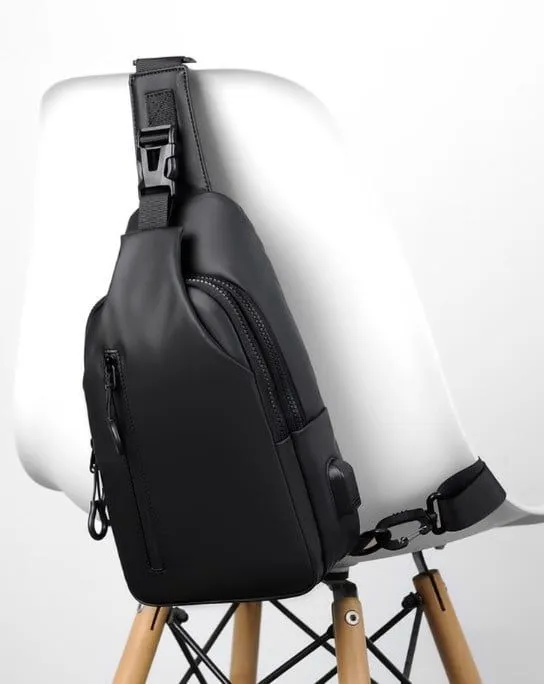 Crossbody Bag for Men, Stylish Chest Shoulder Bag for Men & Women, Adjustable Strap for Commuting Travel Outdoor Activities
