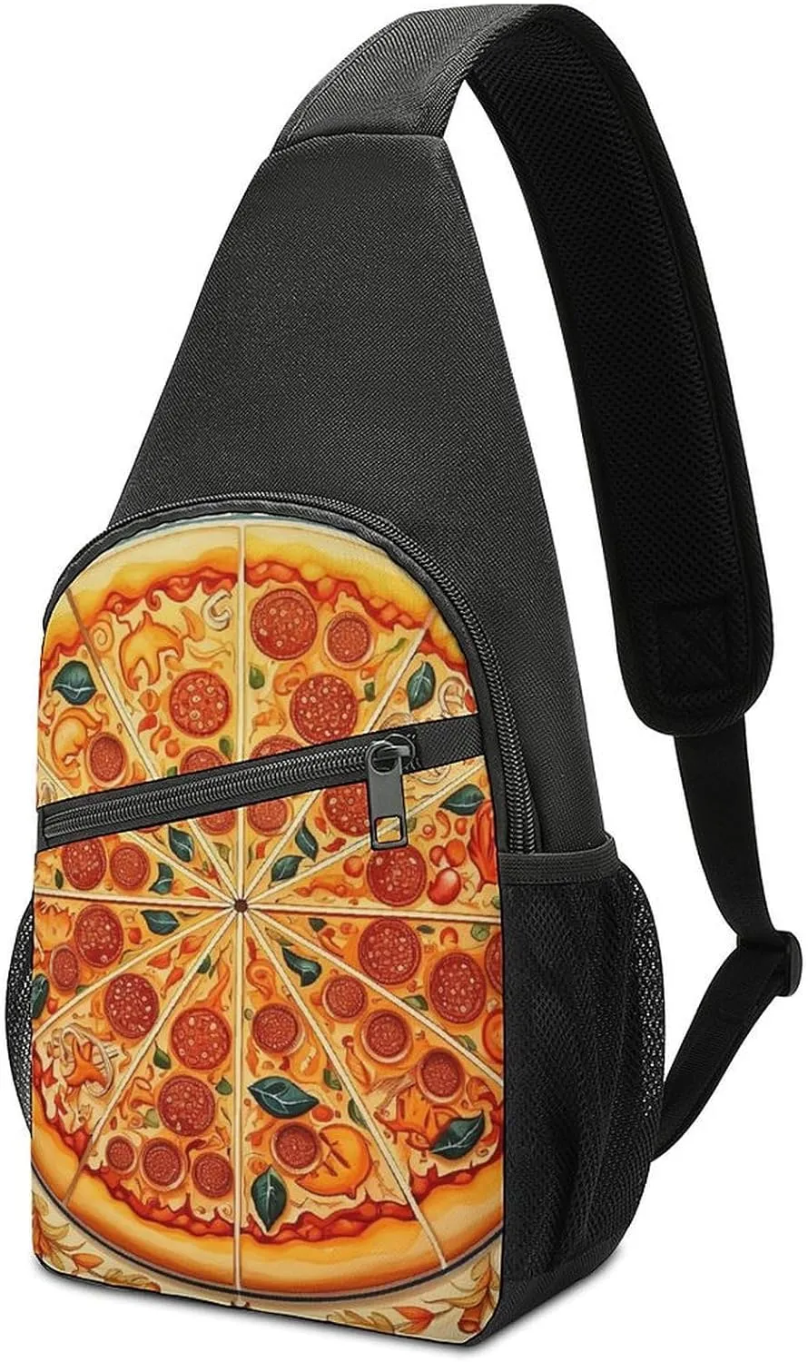 Crossbody Bag for Women Men Sling Bag Cool Dolphin Chest Bag Crossbody Adjustable Shoulder Bag