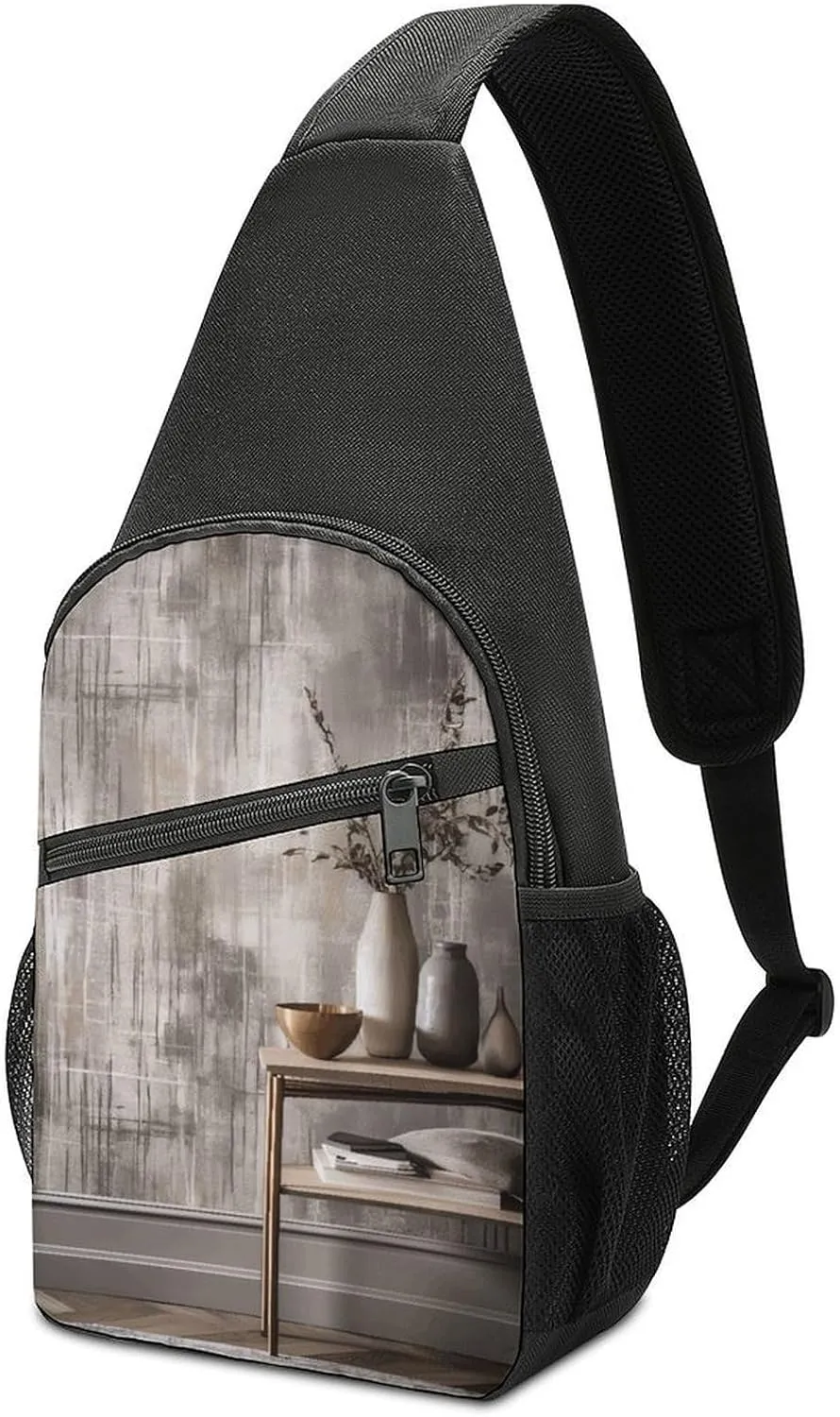 Crossbody Bag for Women Men Sling Bag Floating in The Chest Bag Crossbody Adjustable Shoulder Bag